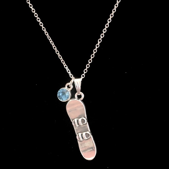 Snowboarding Necklace May Be Personalized - Picture 8 of 10
